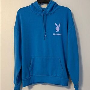 Playboy Blue Men's Hoodie Sweater